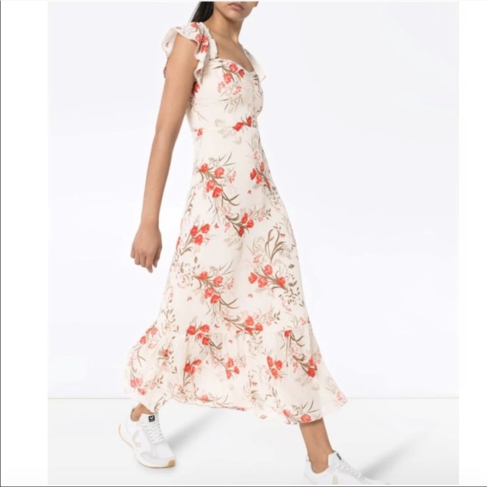 SOLD Reformation butterfly floral dress - brand new with tags
